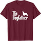 English Cocker Spaniel Lover Gift DogFather T-Shirt - T-Shirt | Maroon