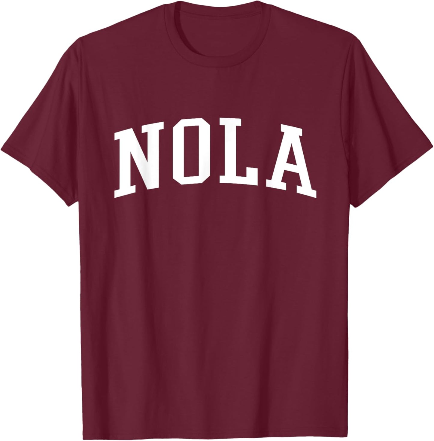 Nola New Orleans Vintage T-Shirt - T-Shirt | Maroon