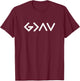 God is Faithful More Than Highs and Lows Christian Men Women T-Shirt - T-Shirt | Maroon