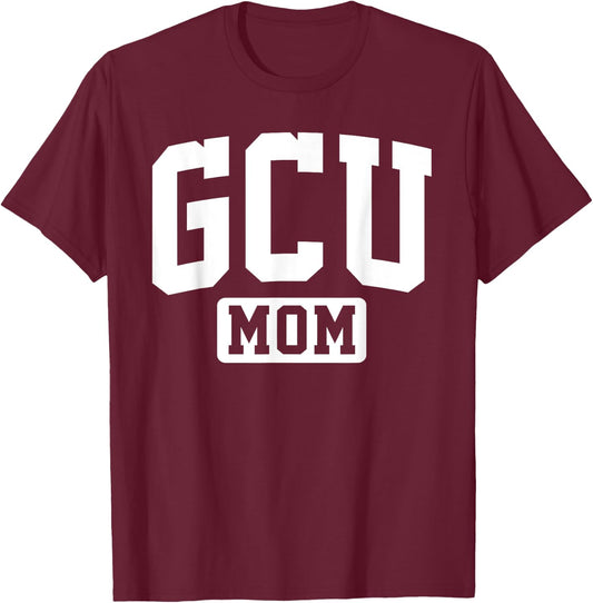 GCU University Mom Mother Arch Vintage Family Men Women T-Shirt - T-Shirt | Maroon