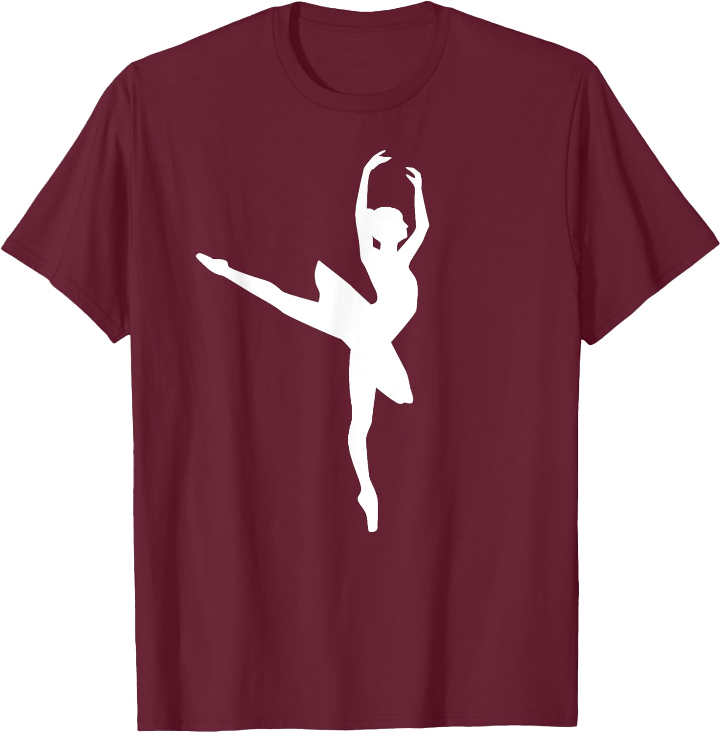Ballet ballerina T-Shirt - T-Shirt | Maroon