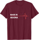 Made In Arjona Colombia City Of Birth Hometown T-Shirt - T-Shirt | Maroon