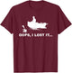 Funny Gun Boating Oops I Lost It Pro Second Amendment AR-15 T-Shirt - T-Shirt | Maroon