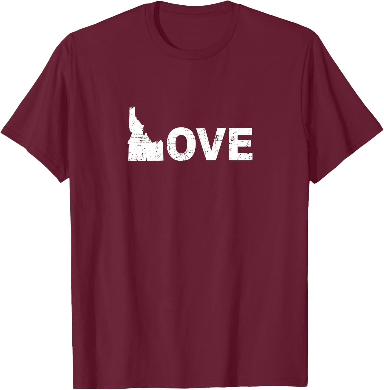 I Love Idaho | Boise | Potato | Gem State | Gift T-Shirt - T-Shirt | Maroon