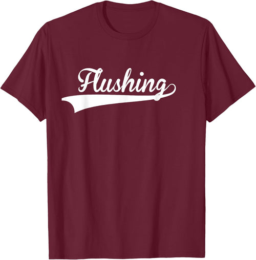 FLUSHING Baseball Vintage Retro Font
