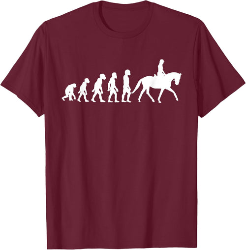 Funny Human Dressage Evolution Horseback Riding Equestrian