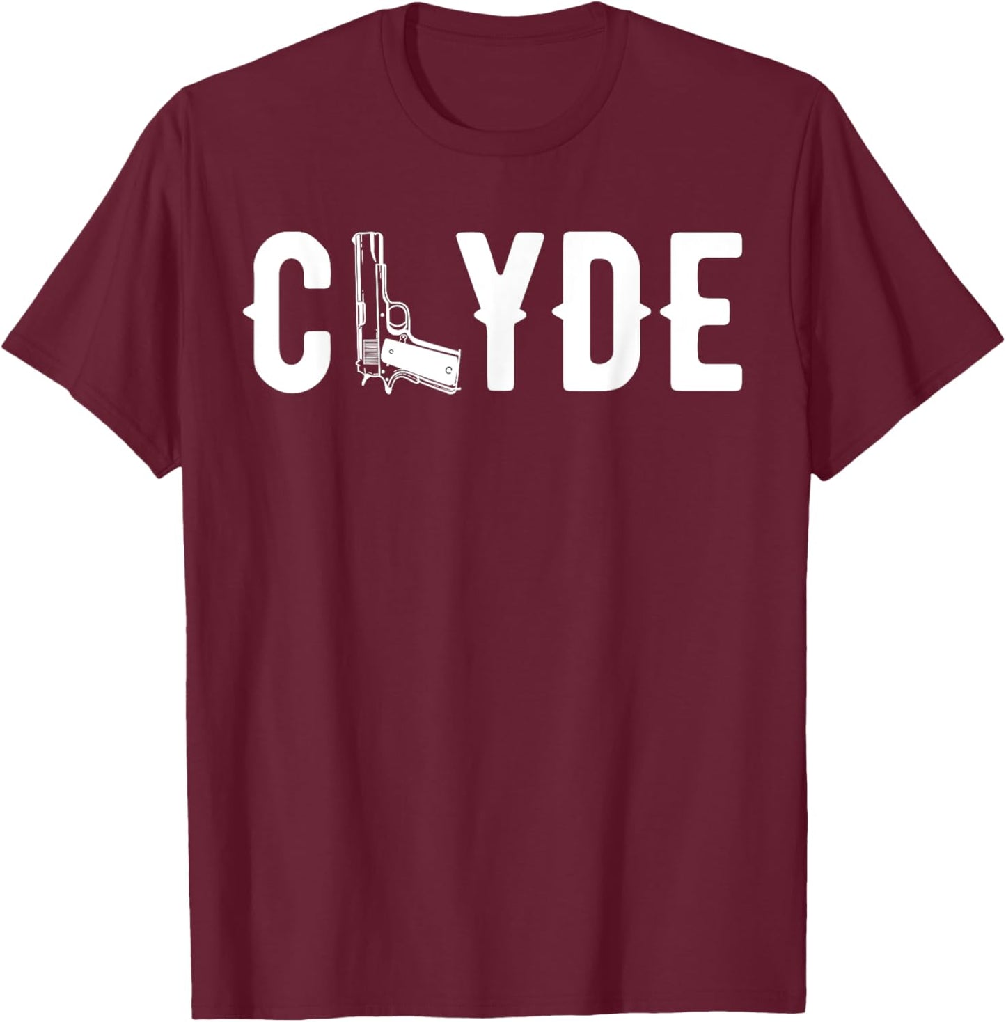 Valentines Bonnie Clyde Matching Couple Love Top T-Shirt - T-Shirt | Maroon