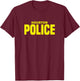 City of Houston Police Officer Texas Policeman Uniform Duty T-Shirt - T-Shirt | Maroon