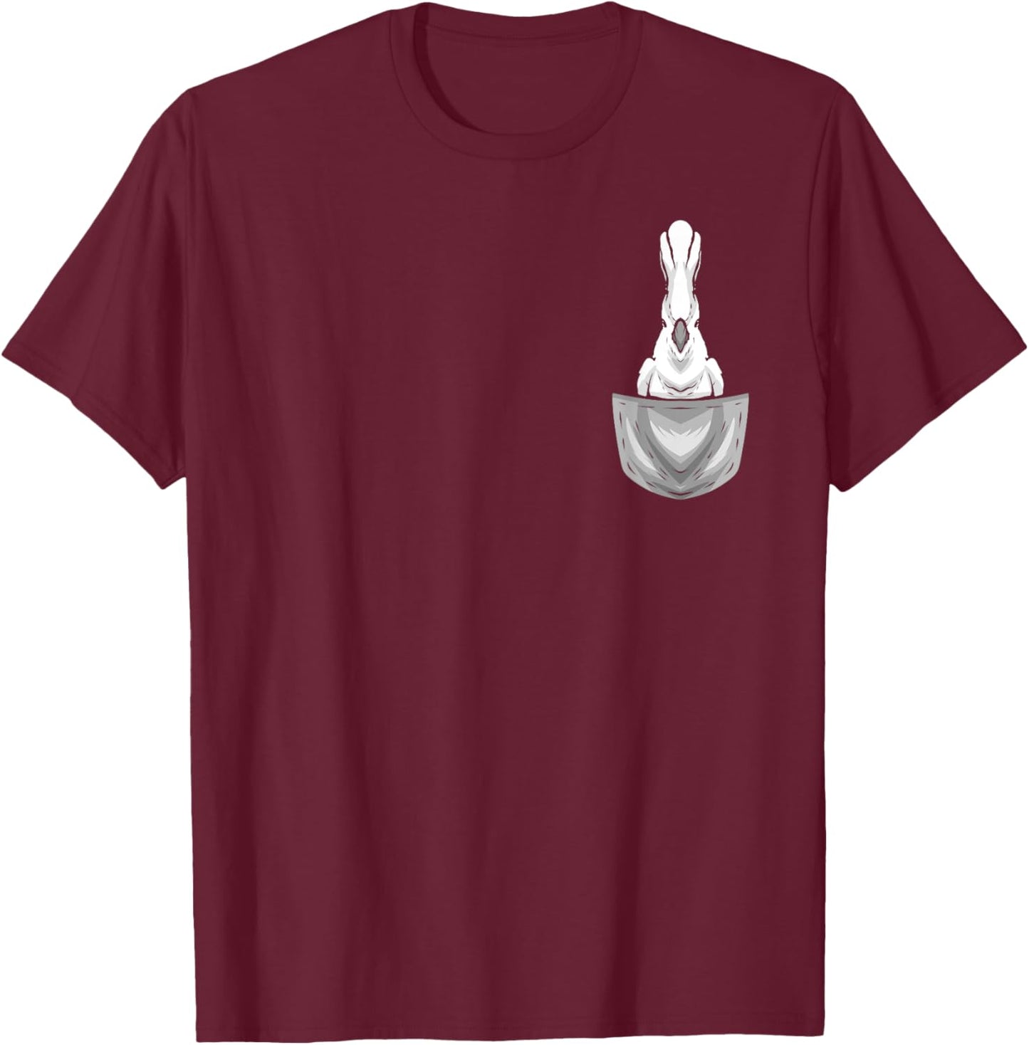Umbrella Cockatoo In Pocket Bird Birds Parrot T-Shirt - T-Shirt | Maroon
