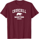 Churchill Manitoba Canada Polar Bear T-Shirt - T-Shirt | Maroon