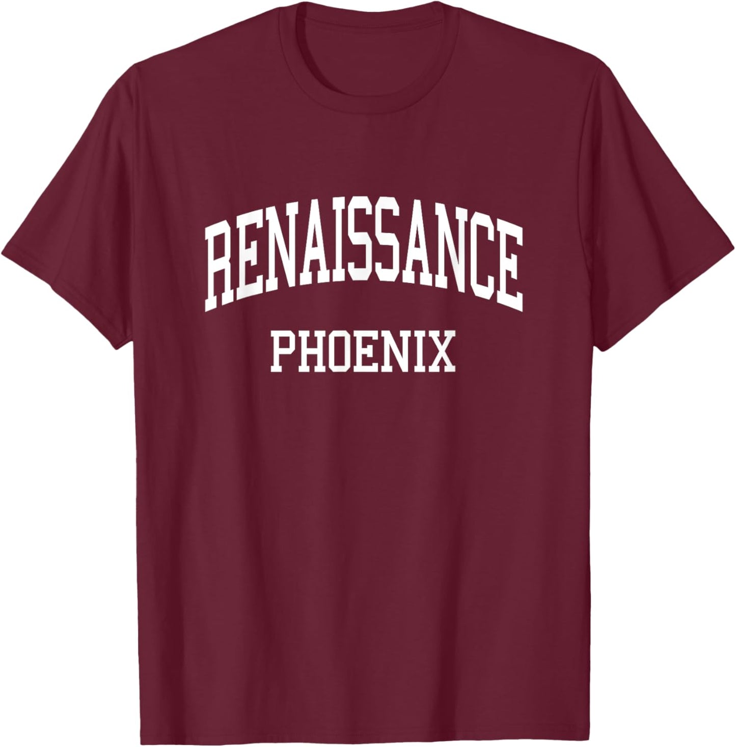 Renaissance High School HS Detroit MI Retro Sports T-Shirt - T-Shirt | Maroon