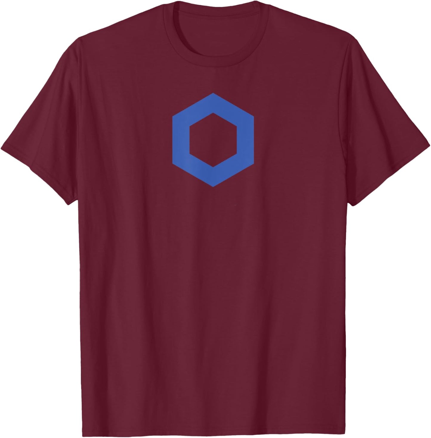 Chainlink LINK Shirt Blockchain Crypto Cryptocurrency T-Shirt - T-Shirt | Maroon