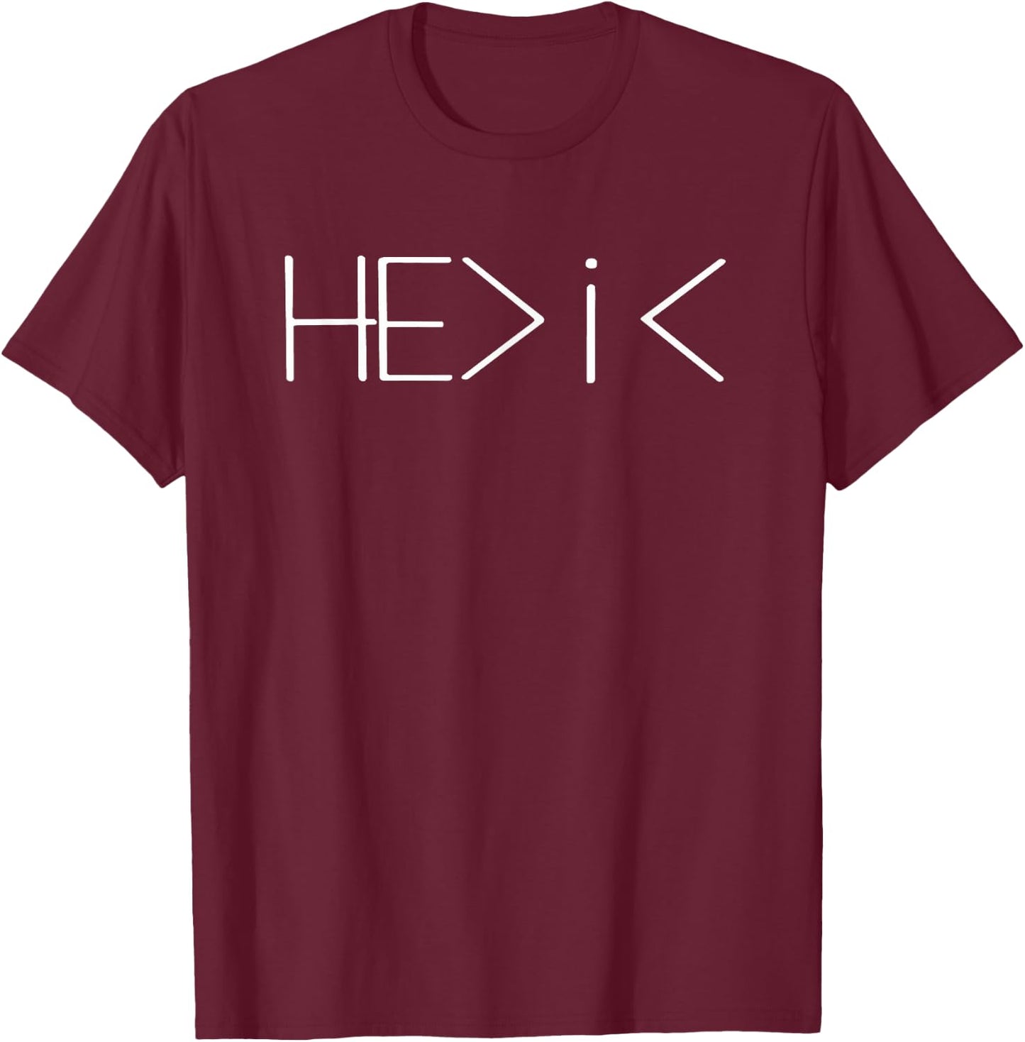 He Must Become Greater I Must Become Less T-Shirt - T-Shirt | Maroon