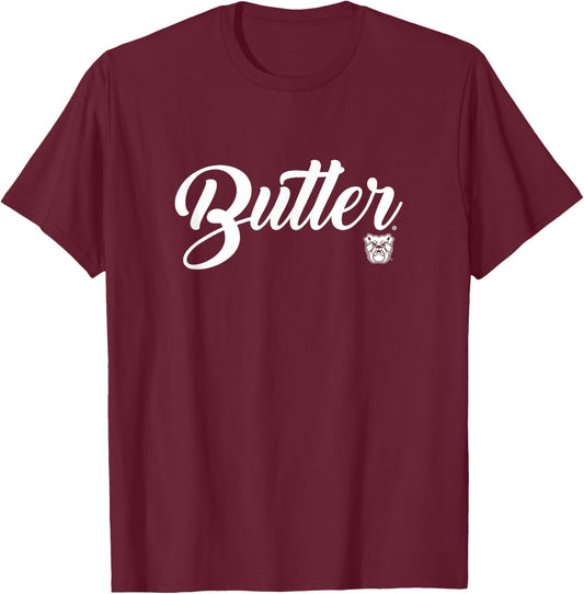 Butler Bulldogs | Official NCAA University | OCIMPBTLR001 T-Shirt - T-Shirt | Maroon