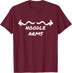 Noodle Arms T-Shirt - T-Shirt | Maroon