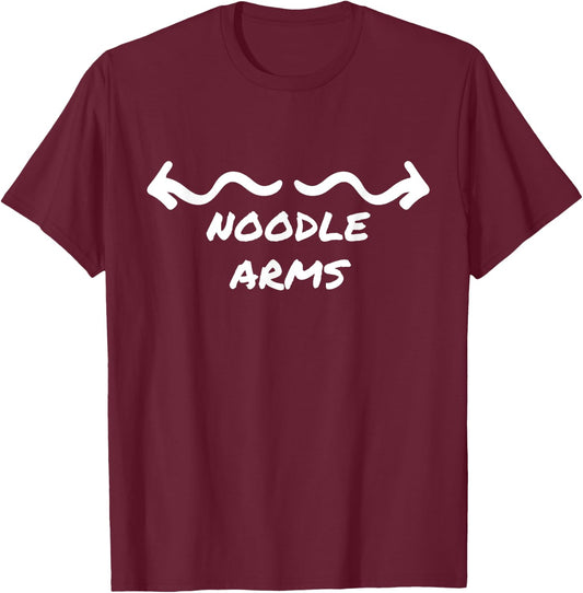 Noodle Arms T-Shirt - T-Shirt | Maroon