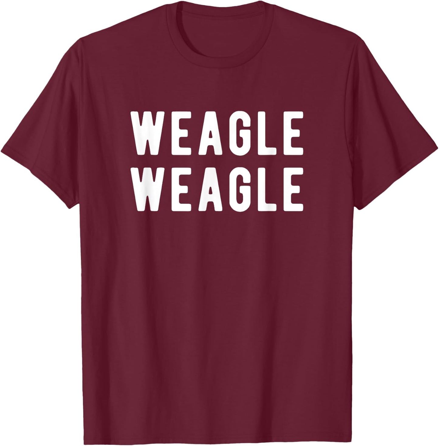 Weagle Weagle Tigers Game Day Shirt T-Shirt - T-Shirt | Maroon