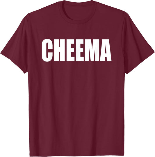 CHEEMA | Surname Cheema Clothing | Last Name Cheema T-Shirt - T-Shirt | Maroon
