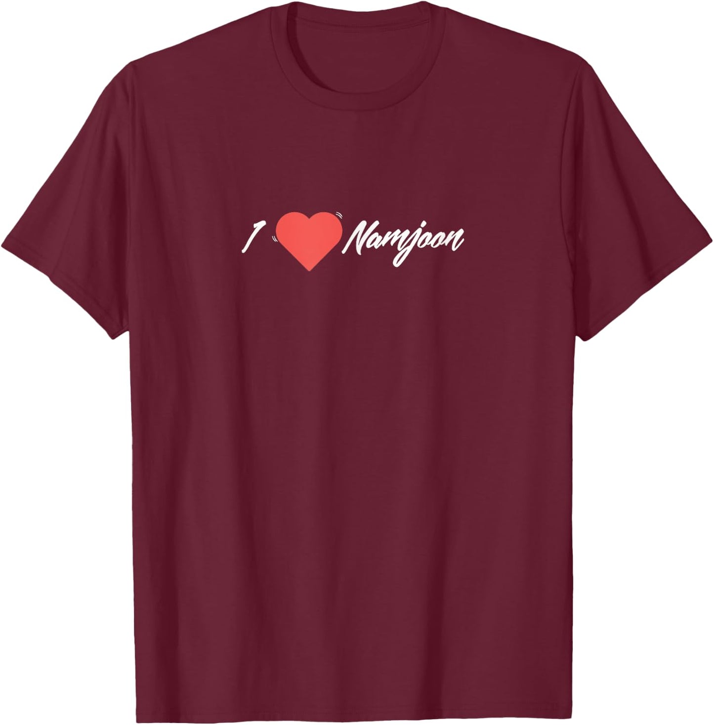 Family Name Gifts I Love Namjoon Popular T-Shirt - T-Shirt | Maroon