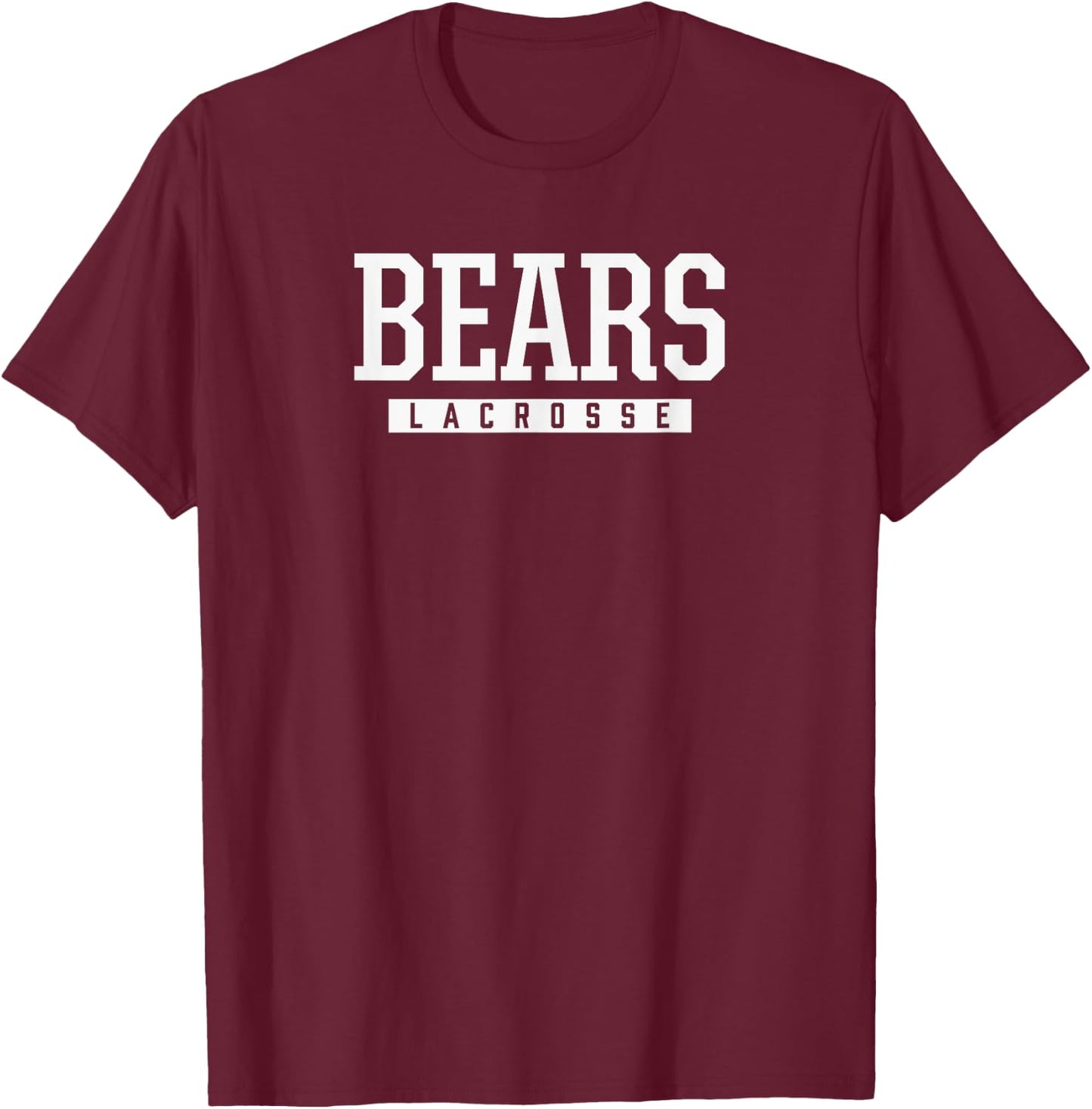 Norwalk Bears Lacrosse HS T-Shirt - T-Shirt | Maroon