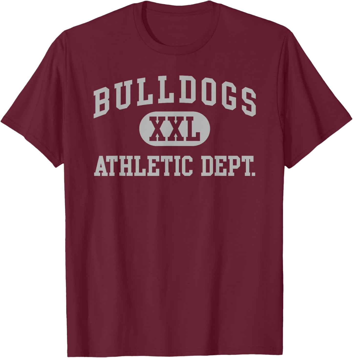 Bulldogs Xxl Athletic Dept. Ath-023 T-Shirt - T-Shirt | Maroon