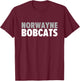 Norwayne Bobcats Bold T-Shirt - T-Shirt | Maroon