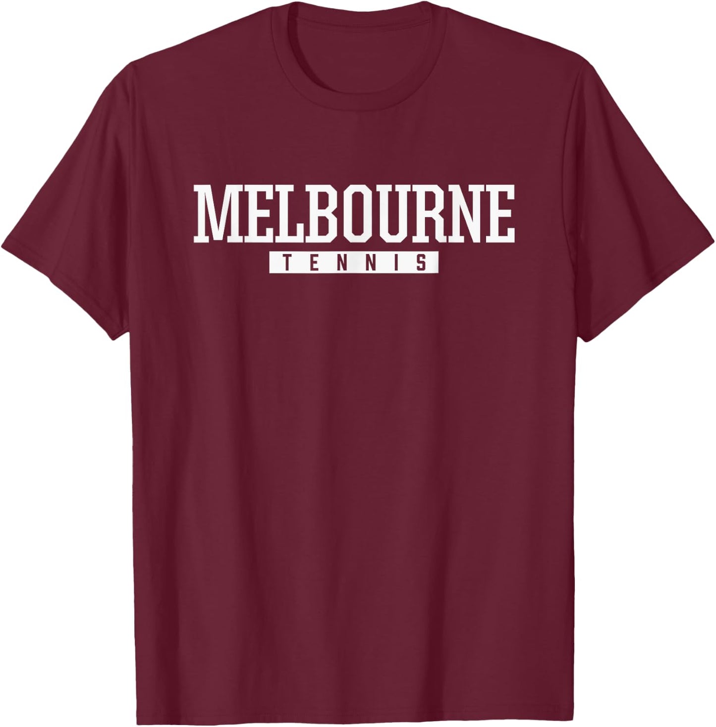Melbourne High School Tennis T-Shirt - T-Shirt | Maroon