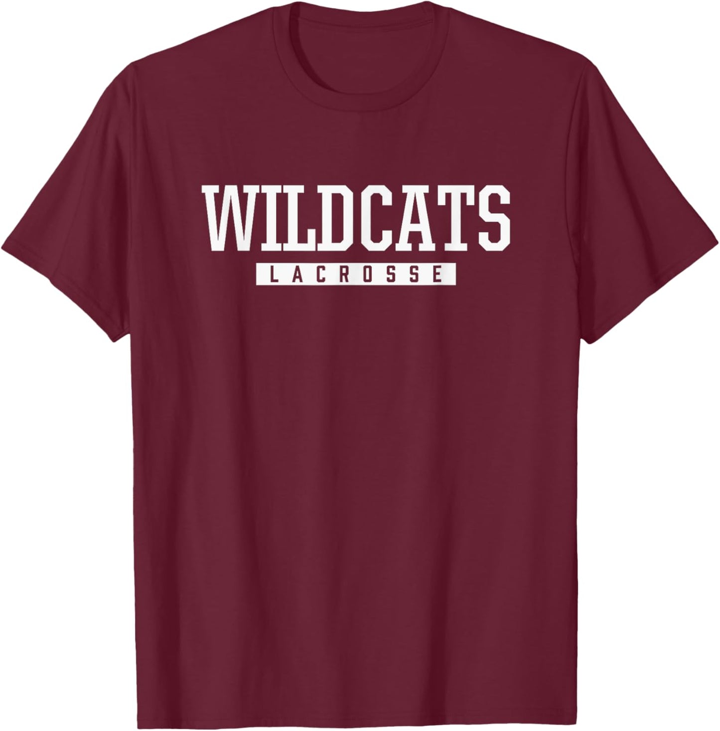 Northview Wildcats Lacrosse HS T-Shirt - T-Shirt | Maroon
