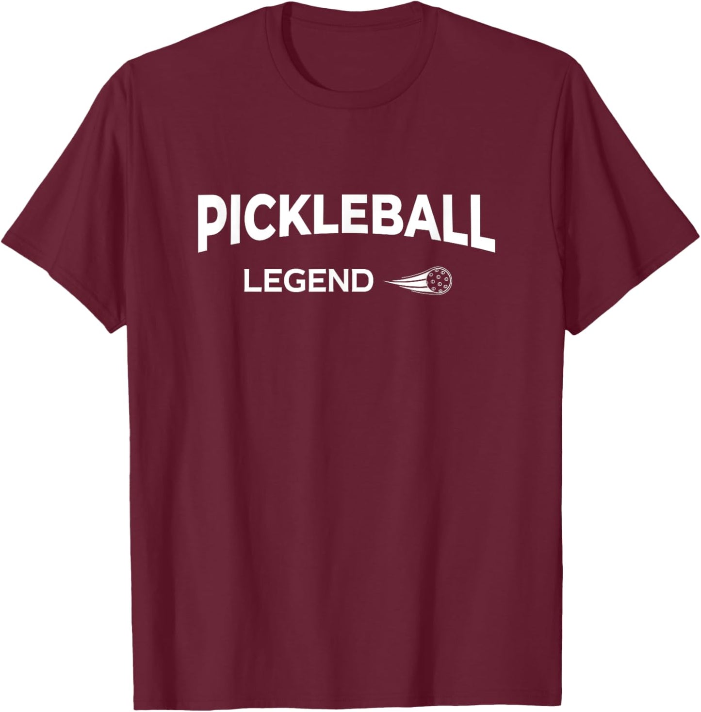 Pickleball Legend Pickleball Player T-Shirt - T-Shirt | Maroon