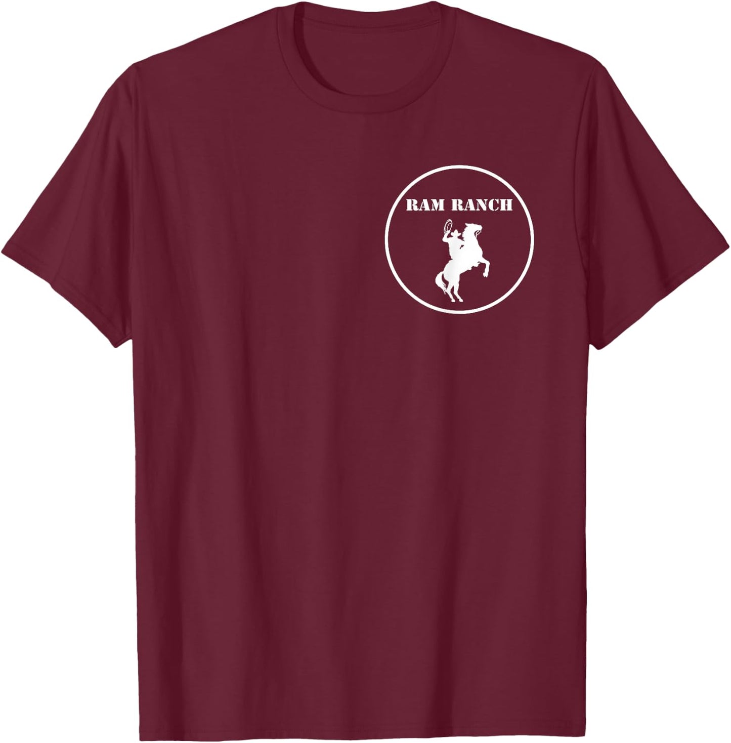 Ram Ranch Meme T-Shirt - T-Shirt | Maroon