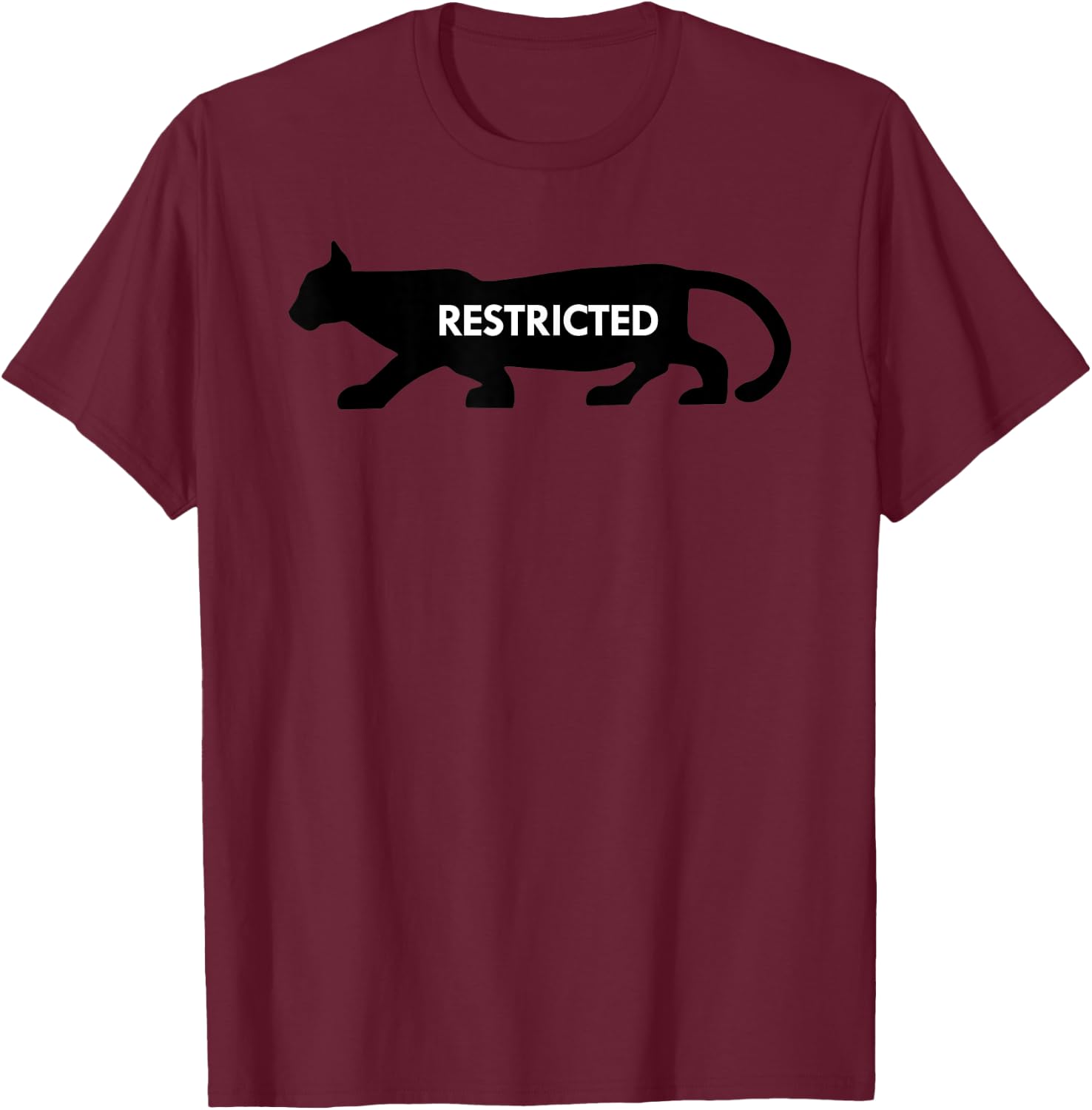 Restricted Movie Rating Cougar T-Shirt - T-Shirt | Maroon
