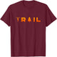 Trail MTB Mountain Bike Apparel - MTB Mountain Bike T-Shirt - T-Shirt | Maroon