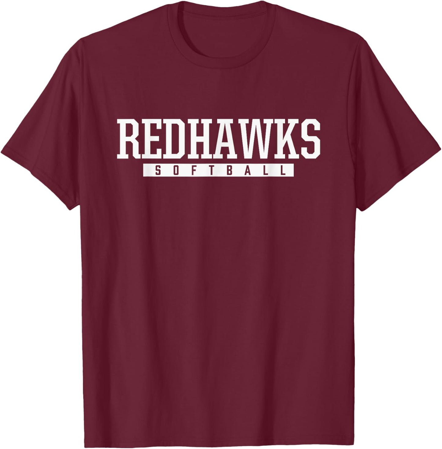 Central Square Redhawks Softball HS T-Shirt - T-Shirt | Maroon