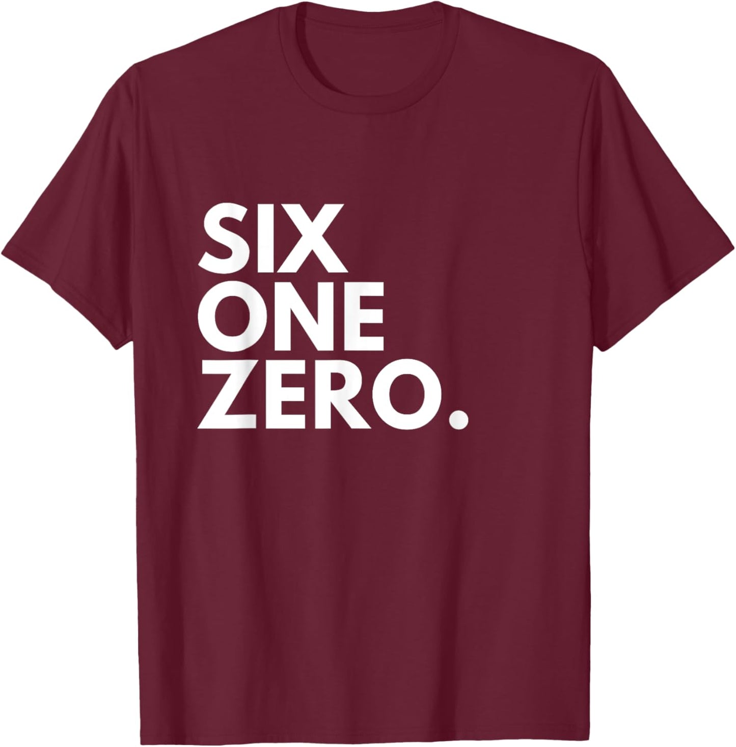 SIX ONE ZERO Area Code 610 Allentown PA Pennsylvania USA T-Shirt - T-Shirt | Maroon