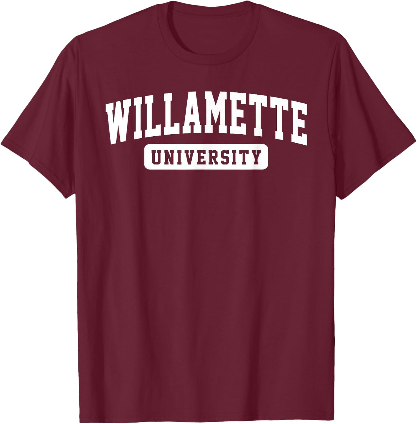 Willamette University Arch Vintage Classic Design Gifts Men T-Shirt - T-Shirt | Maroon