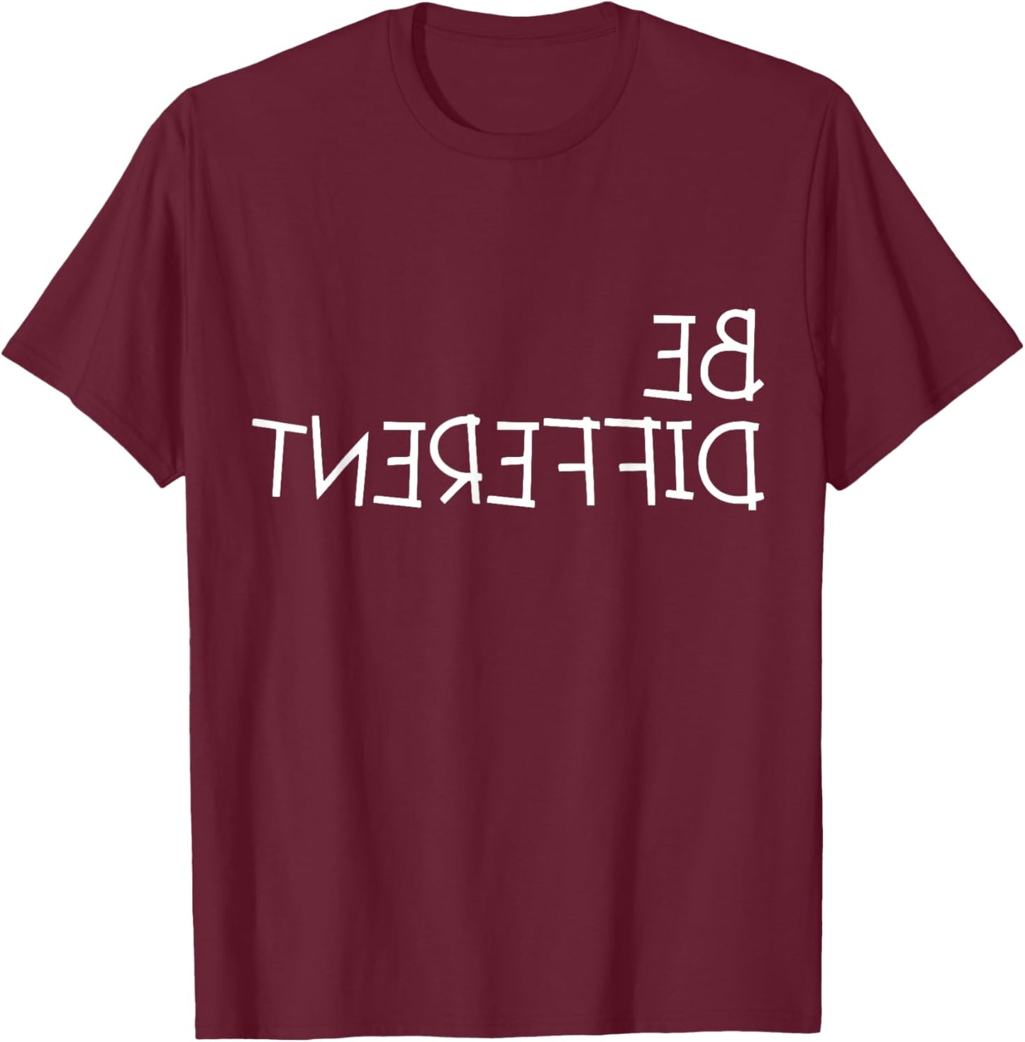 Be Different Funny Introvert Designs Early Bird I'm Not For Everyone Backwards T-Shirt - T-Shirt | Maroon