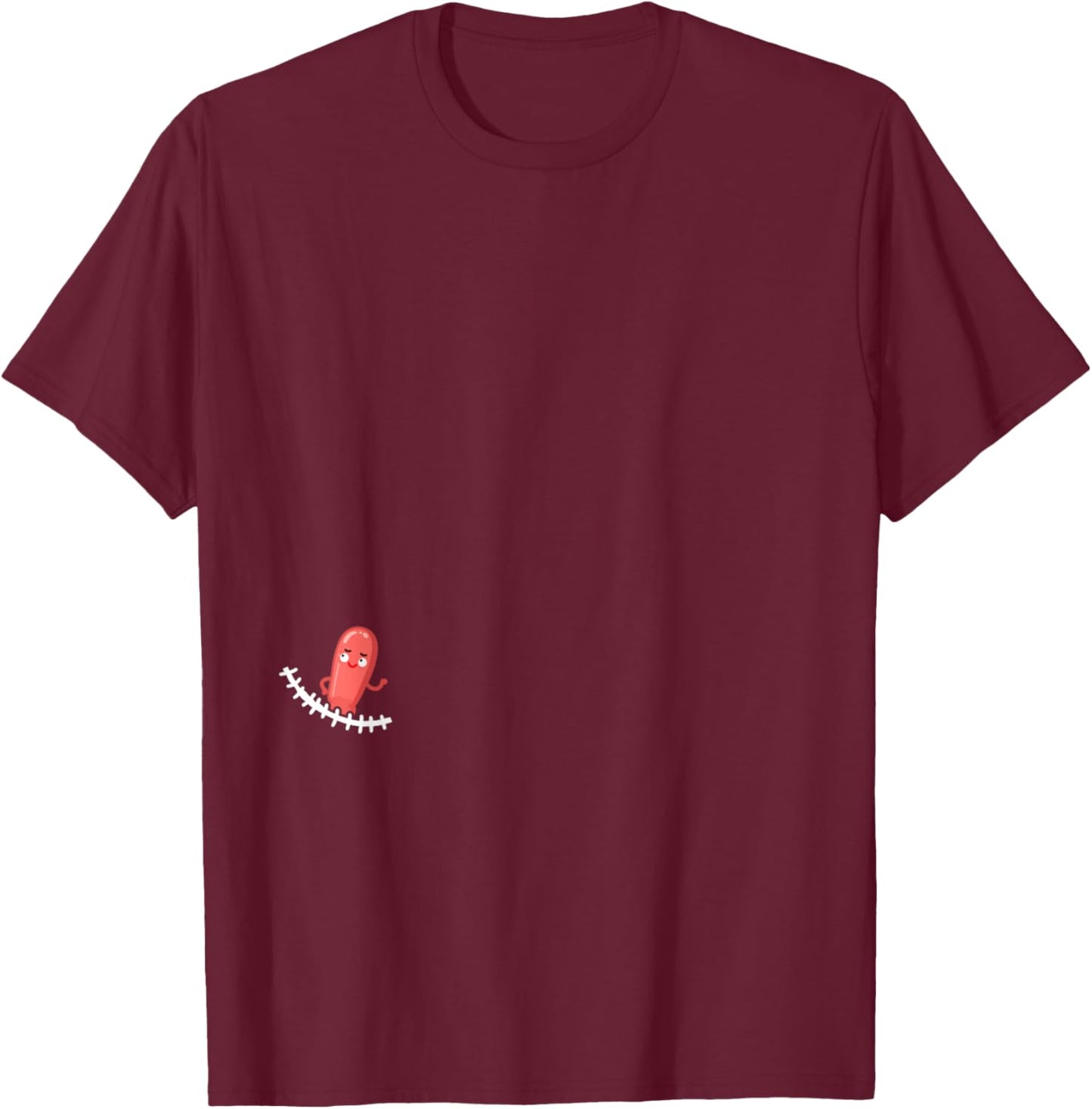 Appendix Removal - Appendicitis Appendectomy Post-Surgery T-Shirt - T-Shirt | Maroon