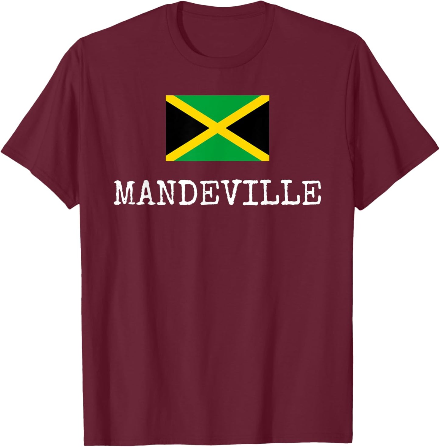 Mandeville Country Jamaica Family Trip Jamaicans Men Women T-Shirt - T-Shirt | Maroon