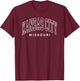 Kansas City MO Varsity Retro Throwback Men Women Souvenir T-Shirt - T-Shirt | Maroon