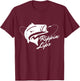 Bass Fishing Rippin' Lips T-Shirt - T-Shirt | Maroon
