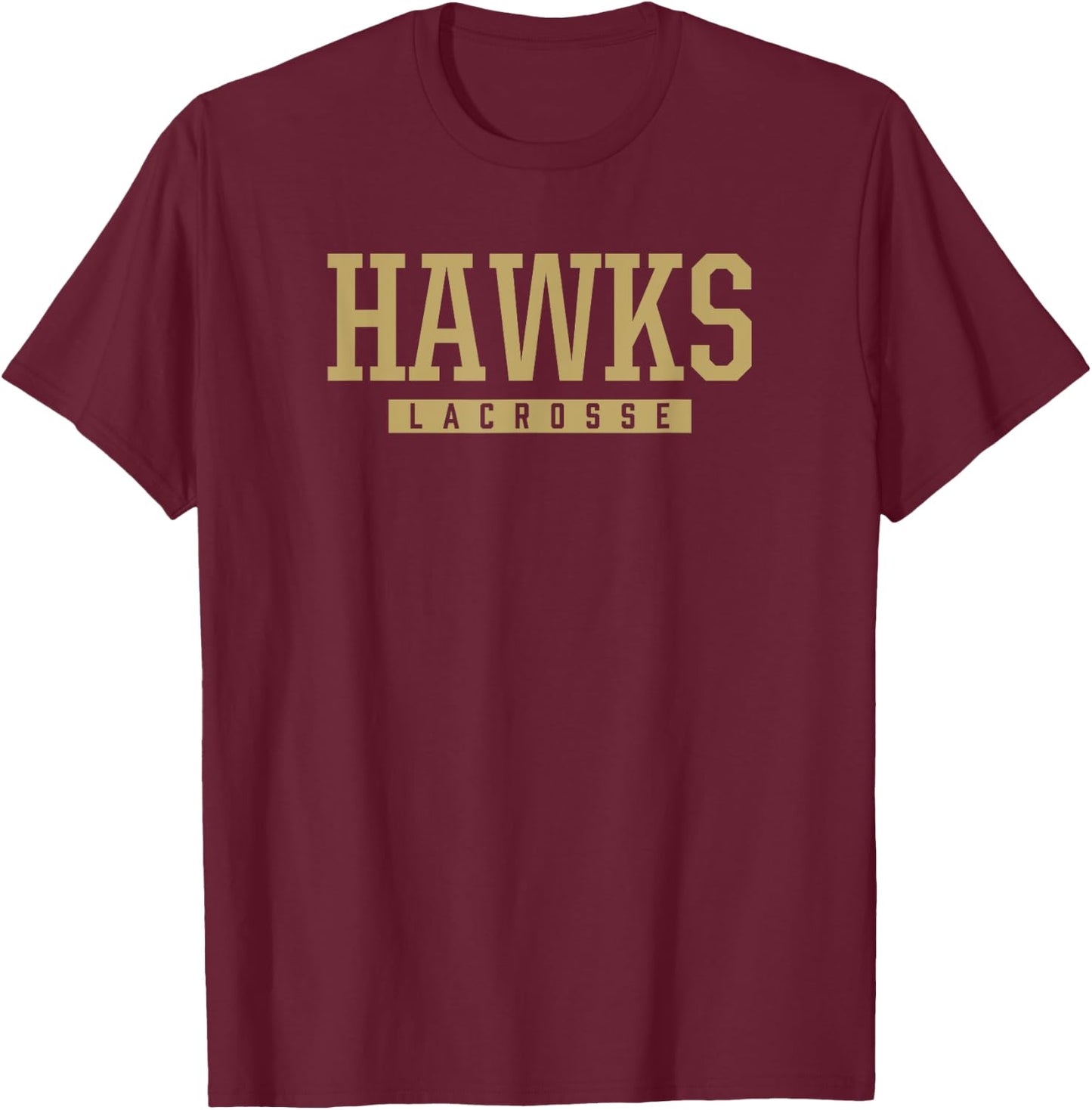 Mill Creek Hawks Lacrosse HS T-Shirt - T-Shirt | Maroon