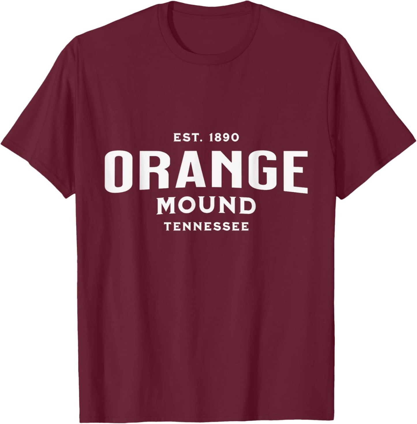 Orange Mound TN Tennessee Vintage T-Shirt - T-Shirt | Maroon