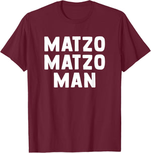 Matzo Matzo Man T-Shirt - T-Shirt | Maroon
