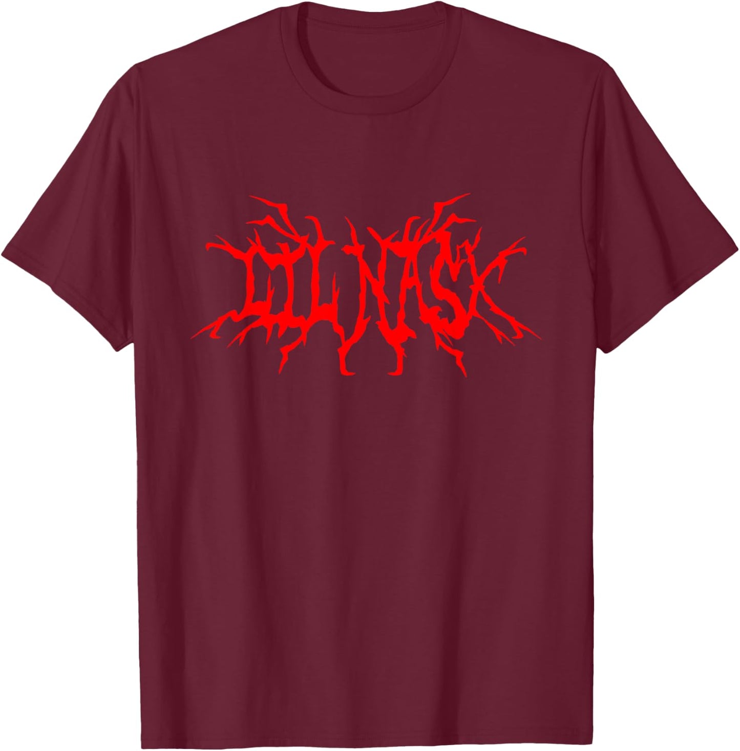 Lil Nas X Official Lightning Logo Black T-Shirt - T-Shirt | Maroon