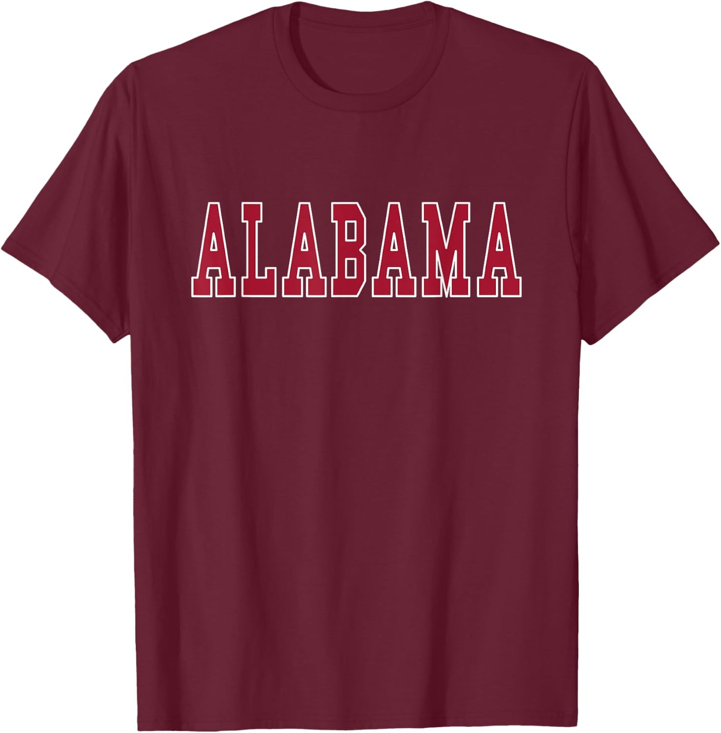 Alabama - Throwback Design - Classic T-Shirt - T-Shirt | Maroon