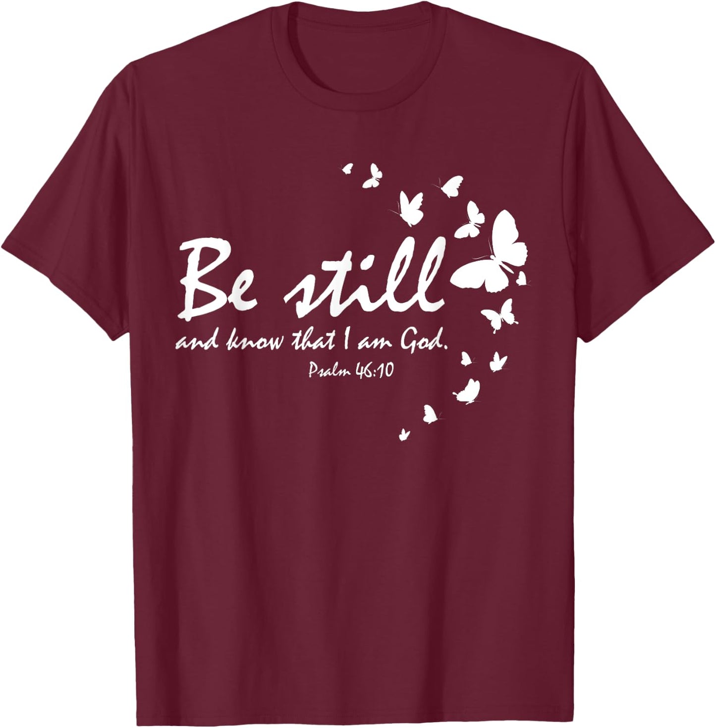 Christian Gift Women Mom Her Wife Girls Kids Religious Verse T-Shirt - T-Shirt | Maroon
