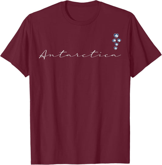Antarctica T-Shirt - T-Shirt | Maroon