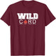 Wild Card Wildcard Ace of Spades T-Shirt - T-Shirt | Maroon