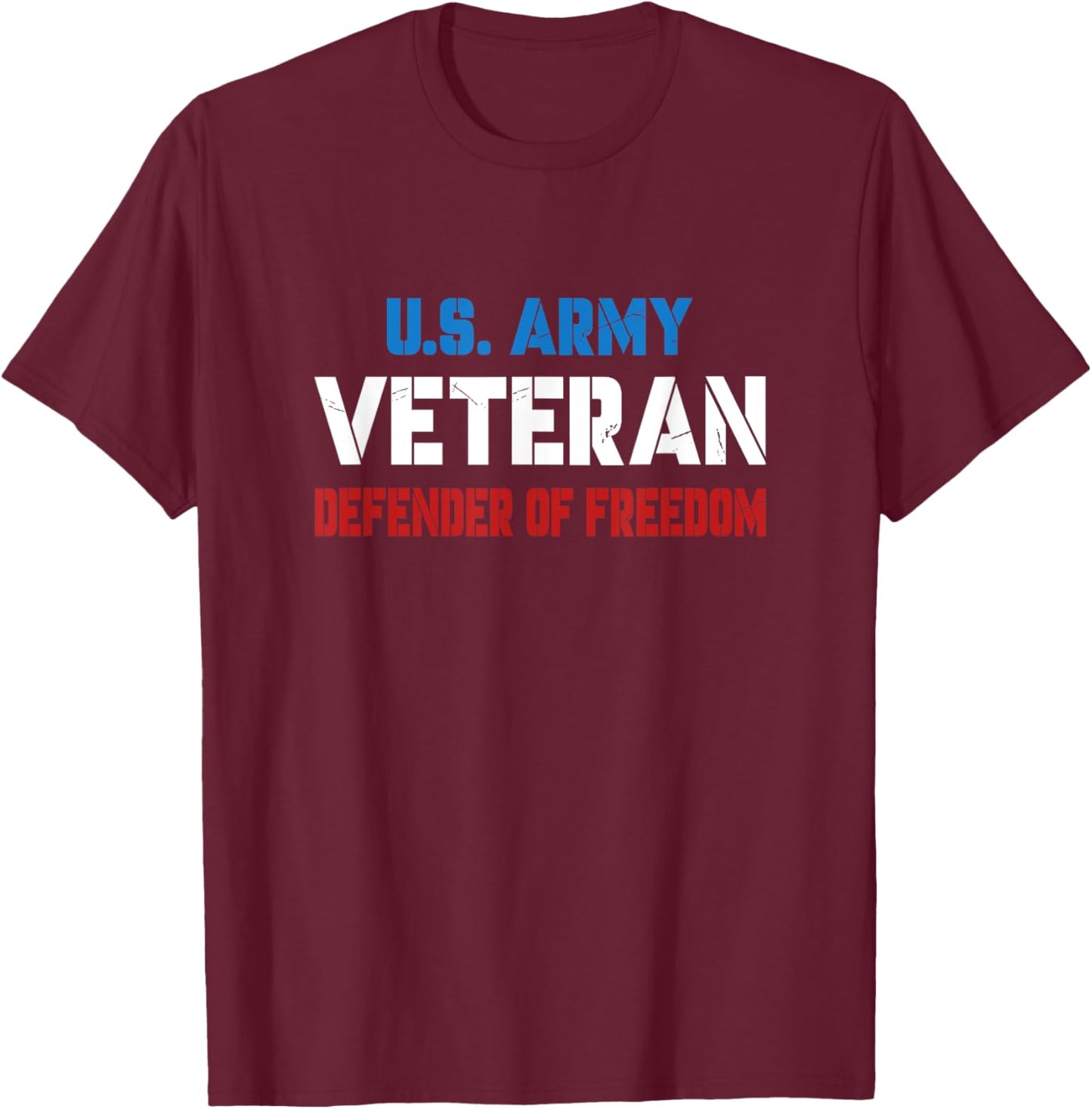 Veteran USA Veterans Day US Army America Veteran T-Shirt - T-Shirt | Maroon