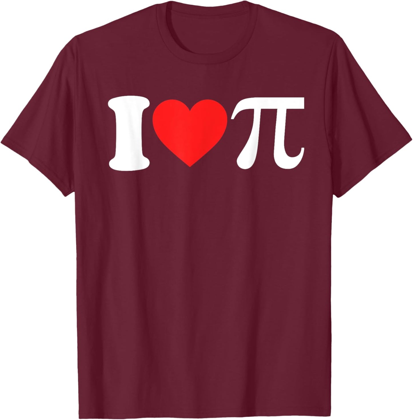 Happy Pi Day for Funny Math Teacher and I Love Pi Women Kids T-Shirt - T-Shirt | Maroon